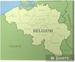 Verken België Met De Handige Kaart van België