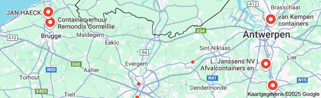 kleine container gemengd afval