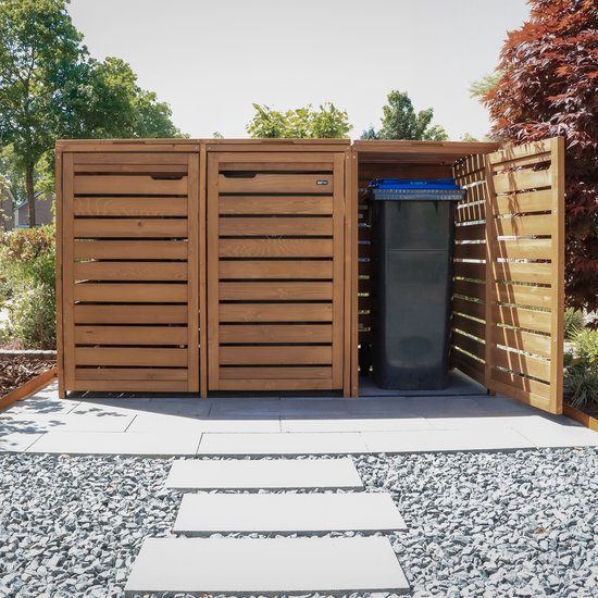 Houten afvalcontainer: Duurzaamheid en Stijlvolle Oplossing voor Afvalbeheer